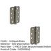 PACK Premium Certifire Stainless Steel Grade Radiused Polymer Bearing Hinges 102x76x3mm 30/60 Fire Door Hinge (1)-1