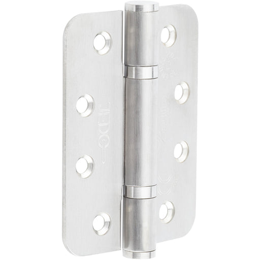 High-Quality Grade Radiused Polymer Bearing Hinges Satin Stainless Steel Finish 30/60 Fire Door Hinge