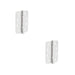 PACK High-Quality Grade Radiused Polymer Bearing Hinges Satin Stainless Steel Finish 30/60 Fire Door Hinge (1)