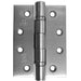Premium Grade Stainless Steel Ball Bearing Hinges 102x76x3mm Satin Finish 30/60 Fire Door Hinge