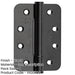 Premium Stainless Steel Grade Radiused Black Polymer Bearing Hinges 102x76x3mm 30/60 Fire Door Hinge-1