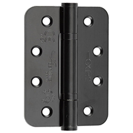 Premium Stainless Steel Grade Radiused Black Polymer Bearing Hinges 102x76x3mm 30/60 Fire Door Hinge