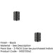 PACK Premium Stainless Steel Grade Radiused Black Polymer Bearing Hinges 102x76x3mm 30/60 Fire Door Hinge (1)-1
