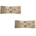 PACK Premium Polished Brass Counter Flap Hinge 99mm 40mm Durable Lift Hatch