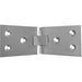 Satin Chrome Counter Flap Hinge 99x40x1mm Durable Installations Lift Hatch