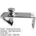 Premium Counter Flap Catch 80x38mm Polished Chrome Finish Lift Hatch-1