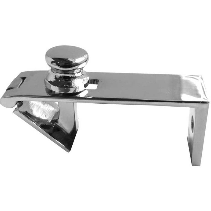 Premium Counter Flap Catch 80x38mm Polished Chrome Finish Lift Hatch