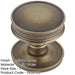 Antique Brass Cupboard Knob Elegant Interiors Kitchen Cabinet Knob-1