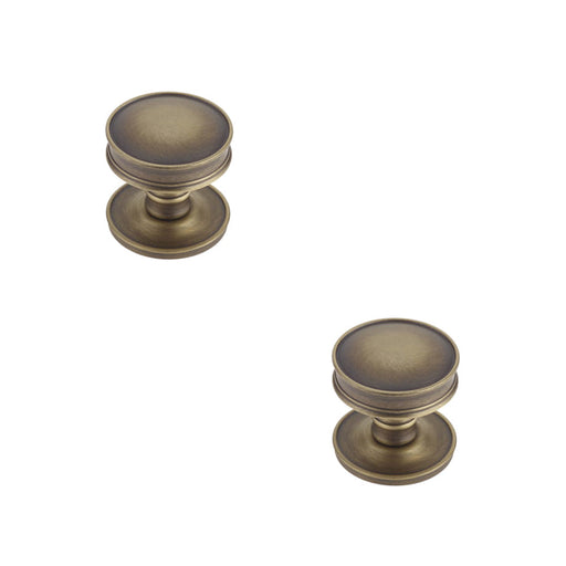 PACK Antique Brass Cupboard Knob Elegant Interiors Kitchen Cabinet Knob (1)