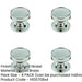 PACK Elegant Polished Nickel Cupboard Knob Home Renovation Kitchen Cabinet Knob-1