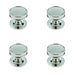 PACK Elegant Polished Nickel Cupboard Knob Home Renovation Kitchen Cabinet Knob