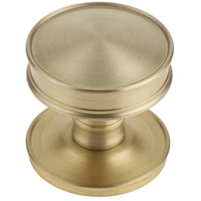 Premium Satin Brass Cupboard Knob Elegant Interiors Kitchen Cabinet Knob