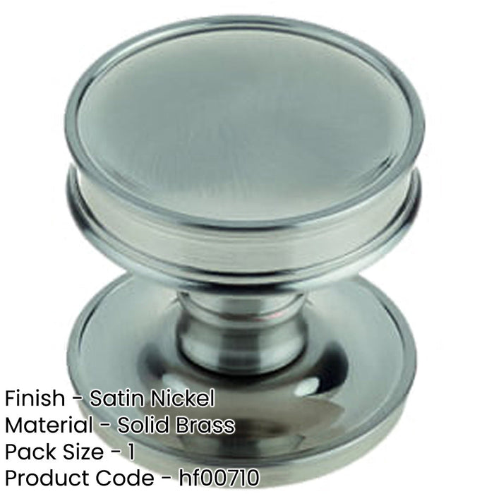 Stylish Satin Nickel Cupboard Knob Modern Homes Kitchen Cabinet Knob-1