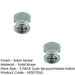PACK Stylish Satin Nickel Cupboard Knob Modern Homes Kitchen Cabinet Knob (1)-1