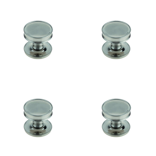 PACK Stylish Satin Nickel Cupboard Knob Modern Homes Kitchen Cabinet Knob