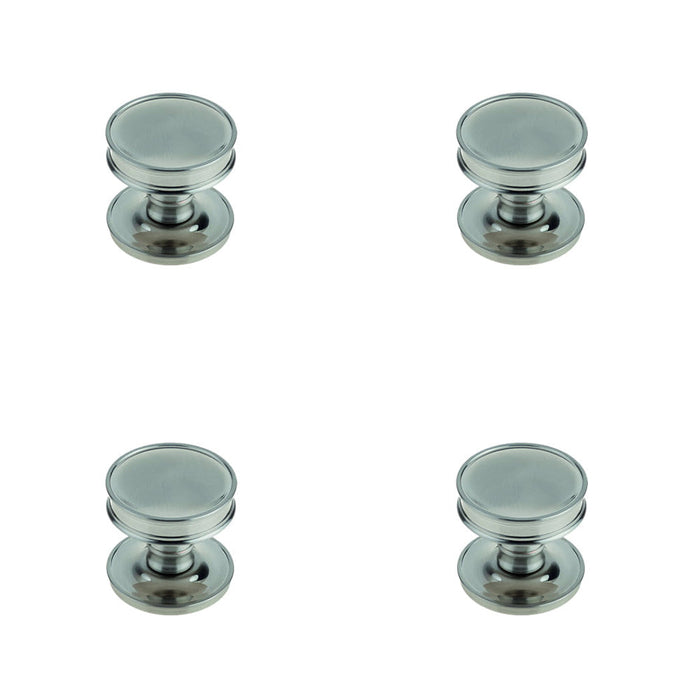 PACK Stylish Satin Nickel Cupboard Knob Modern Homes Kitchen Cabinet Knob