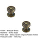 PACK Antique Brass Cupboard Knob Elegant Home Decor Kitchen Cabinet Knob (1)-1