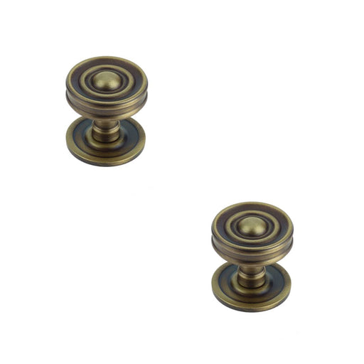 PACK Antique Brass Cupboard Knob Elegant Home Decor Kitchen Cabinet Knob (1)