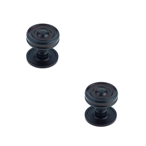 PACK Stylish Dark Bronze Cupboard Knob Elegant Home Decor Kitchen Cabinet Knob (1)