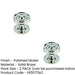 PACK Elegant Polished Nickel Cupboard Knob Stylish Interiors Kitchen Cabinet Knob (1)-1