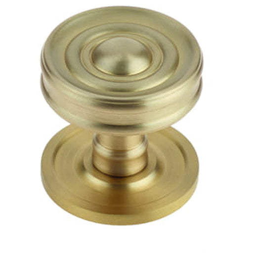 Elegant Satin Brass Cupboard Knob Stylish Interiors Kitchen Cabinet Knob