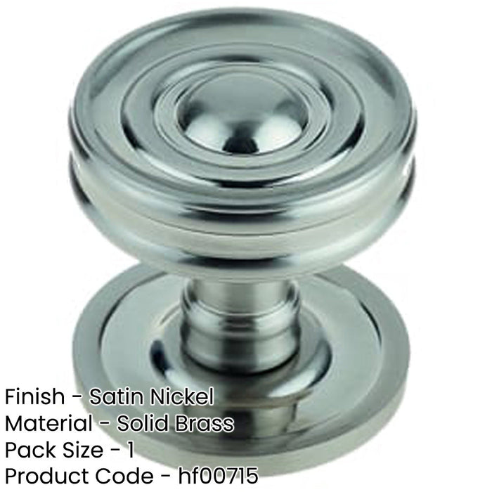 Elegant Satin Nickel Cupboard Knob Modern Interiors Kitchen Cabinet Knob-1