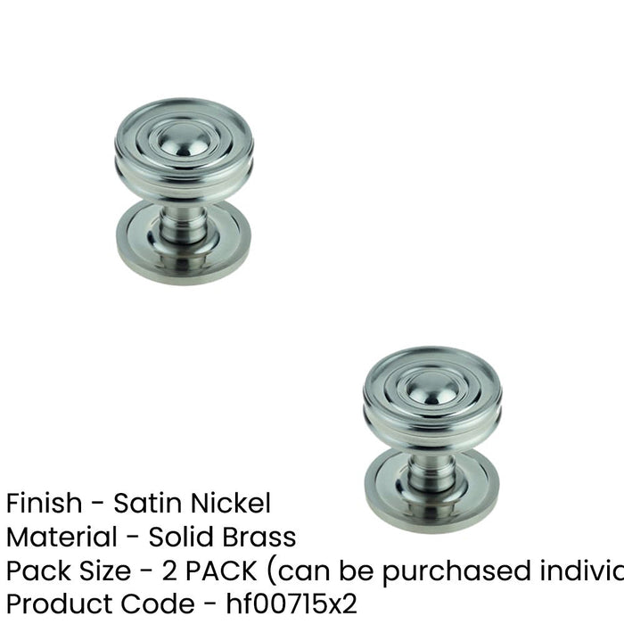PACK Elegant Satin Nickel Cupboard Knob Modern Interiors Kitchen Cabinet Knob (1)-1