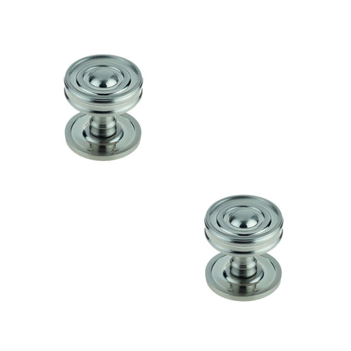 PACK Elegant Satin Nickel Cupboard Knob Modern Interiors Kitchen Cabinet Knob (1)