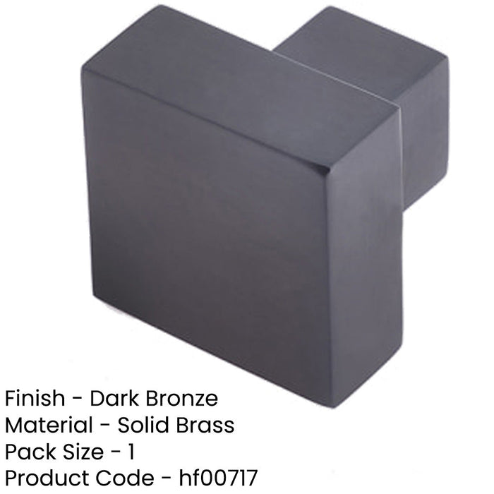 Stylish Dark Bronze Cupboard Knob Modern Interiors Kitchen Cabinet Knob-1