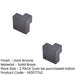 PACK Stylish Dark Bronze Cupboard Knob Modern Interiors Kitchen Cabinet Knob (1)-1