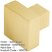 Modern Satin Brass Cupboard Knob Stylish Interiors Kitchen Cabinet Knob-1