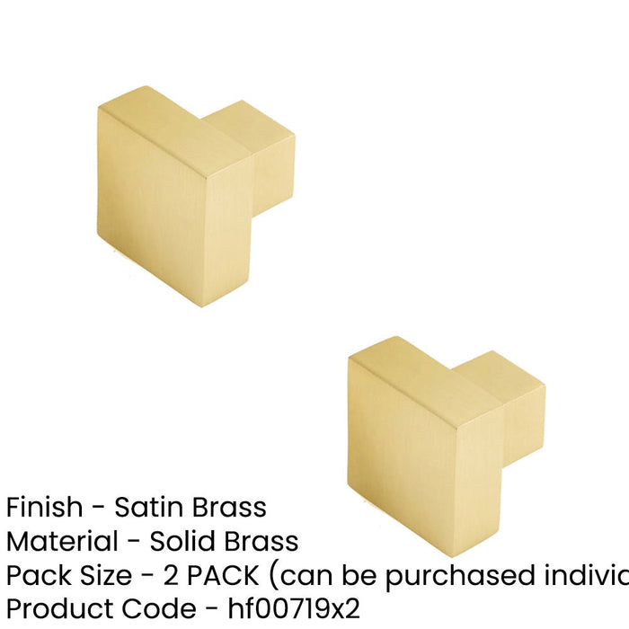 PACK Modern Satin Brass Cupboard Knob Stylish Interiors Kitchen Cabinet Knob (1)-1