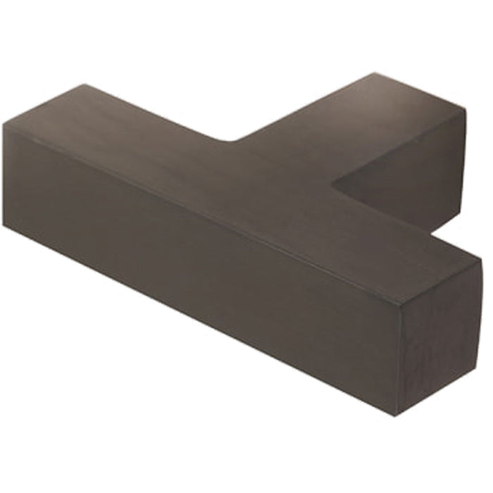 Stylish T-Bar Square Cupboard Knob Dark Bronze Finish Kitchen Cabinet Knob