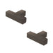 PACK Stylish T-Bar Square Cupboard Knob Dark Bronze Finish Kitchen Cabinet Knob (1)