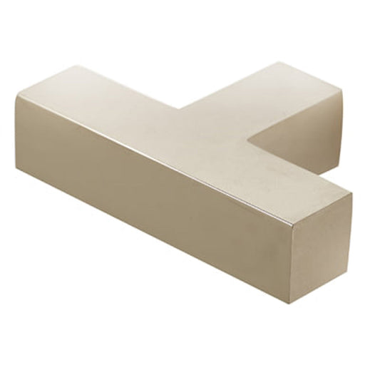 Stylish T-Bar Square Cupboard Knob Polished Nickel Finish Kitchen Cabinet Knob