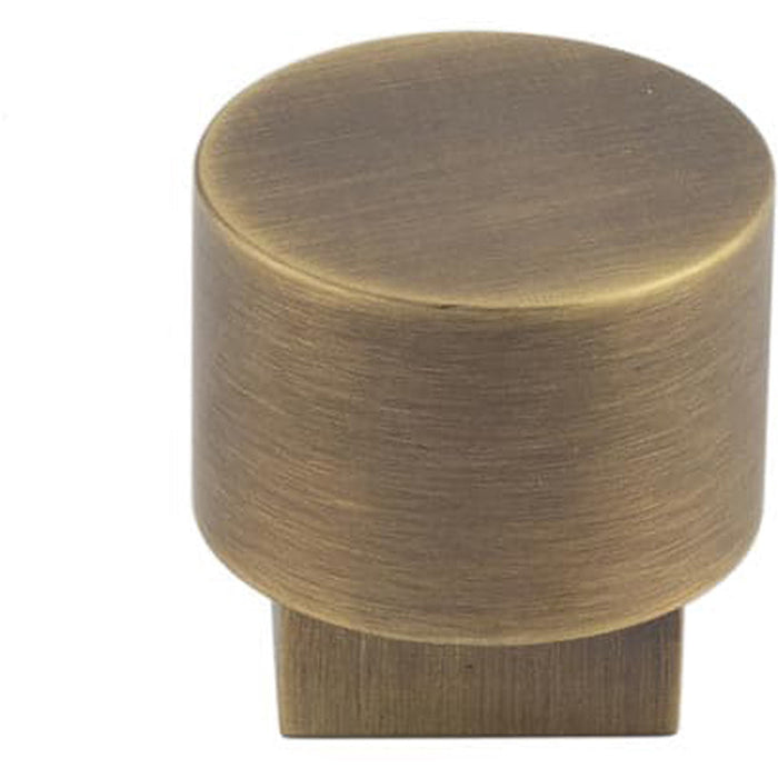 Antique Brass Round Cupboard Knob Stylish Interiors Kitchen Cabinet Knob