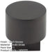 Elegant Round Cupboard Knob Dark Bronze Finish Home Decor Kitchen Cabinet Knob-1