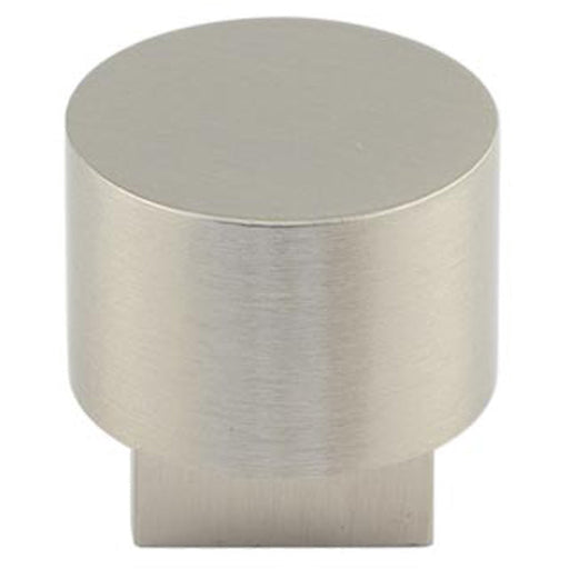 Stylish Round Cupboard Knob Satin Nickel Finish Kitchen Cabinet Knob