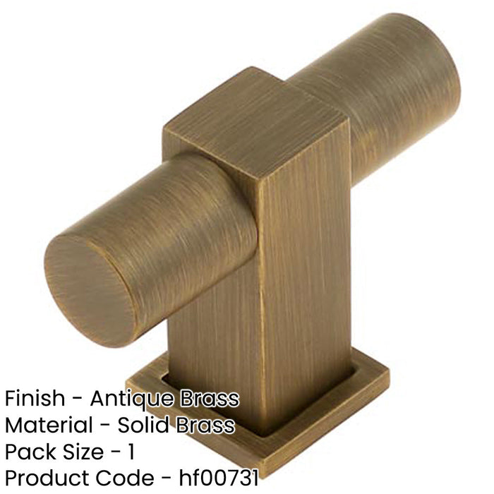 Stylish Antique Brass Cupboard Knob Modern Interiors Kitchen Cabinet Knob-1