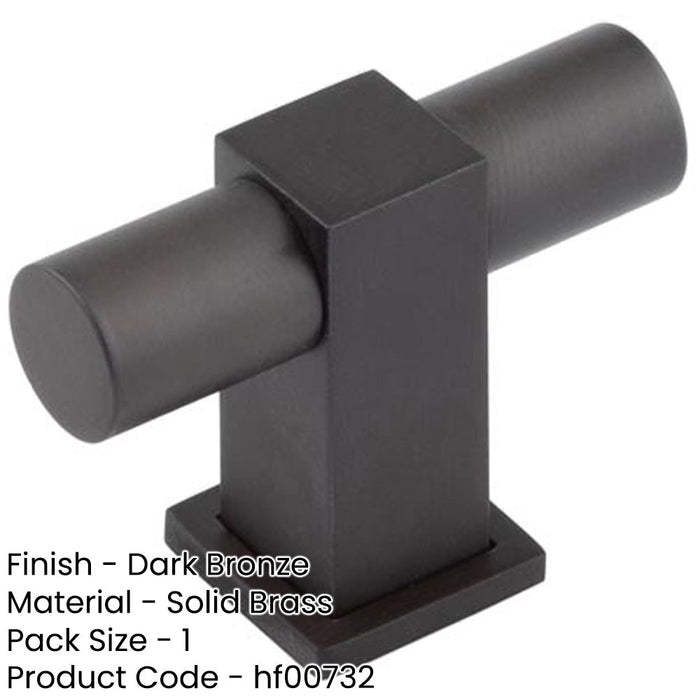 Stylish Cupboard Knob Dark Bronze Finish Kitchen Cabinet Knob-1