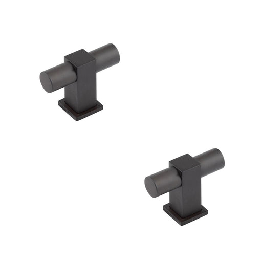 PACK Stylish Cupboard Knob Dark Bronze Finish Kitchen Cabinet Knob (1)