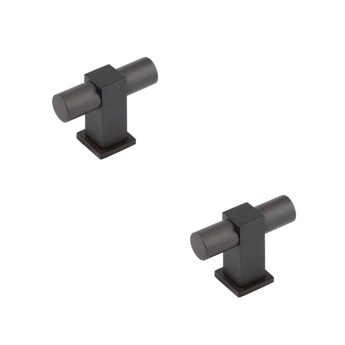 PACK Stylish Cupboard Knob Dark Bronze Finish Kitchen Cabinet Knob (1)