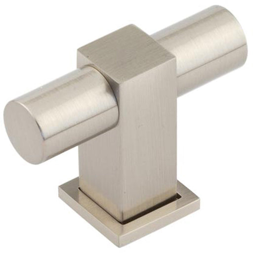 Modern Cupboard Knob Satin Nickel Finish Kitchen Cabinet Knob