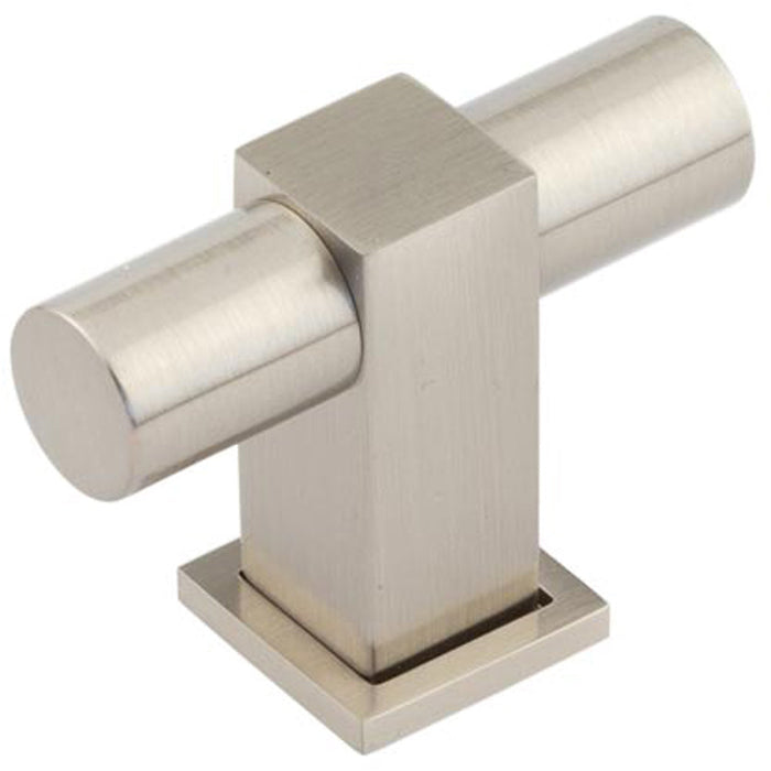 Modern Cupboard Knob Satin Nickel Finish Kitchen Cabinet Knob
