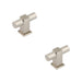 PACK Modern Cupboard Knob Satin Nickel Finish Kitchen Cabinet Knob (1)