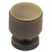 Antique Brass Knurled Cupboard Knob Elegant Interiors Kitchen Cabinet Knob