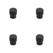 PACK Stylish Dark Bronze Knurled Cupboard Knob Home Renovation Kitchen Cabinet Knob