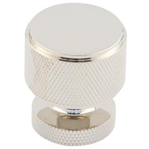 Elegant Knurled Cupboard Knob Polished Nickel with Antique Brass Options Kitchen Cabinet Knob