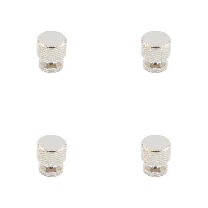 PACK Elegant Knurled Cupboard Knob Polished Nickel with Antique Brass Options Kitchen Cabinet Knob