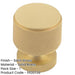 Stylish Satin Brass Knurled Cupboard Knob Home Renovation Kitchen Cabinet Knob-1